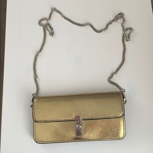 Gold Wallet on a Chain Used Once